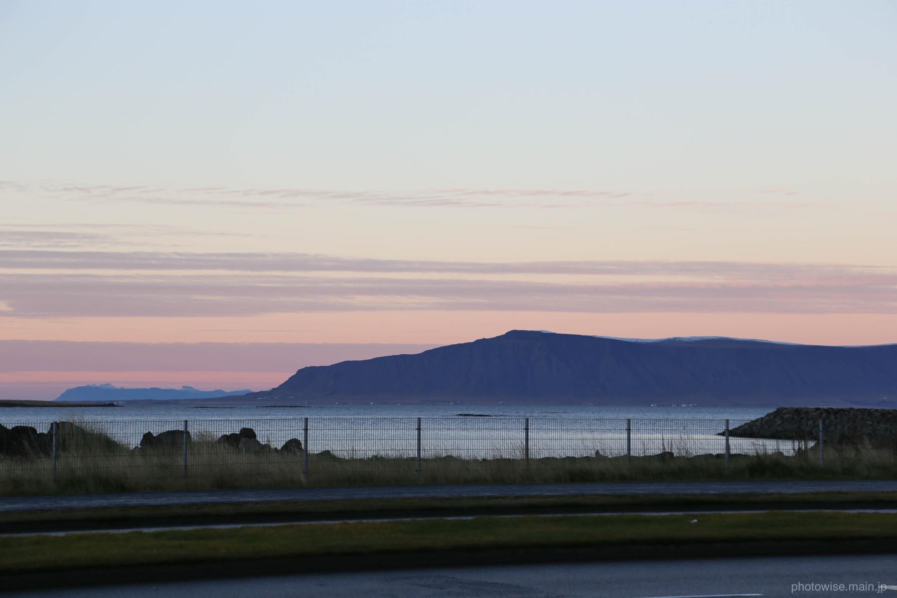 レイキャビークの夕焼け